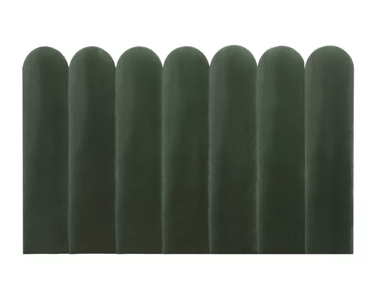 Panneaux muraux tête de lit - 210 cm - Velours - Vert - JAPI de Pascal Morabito