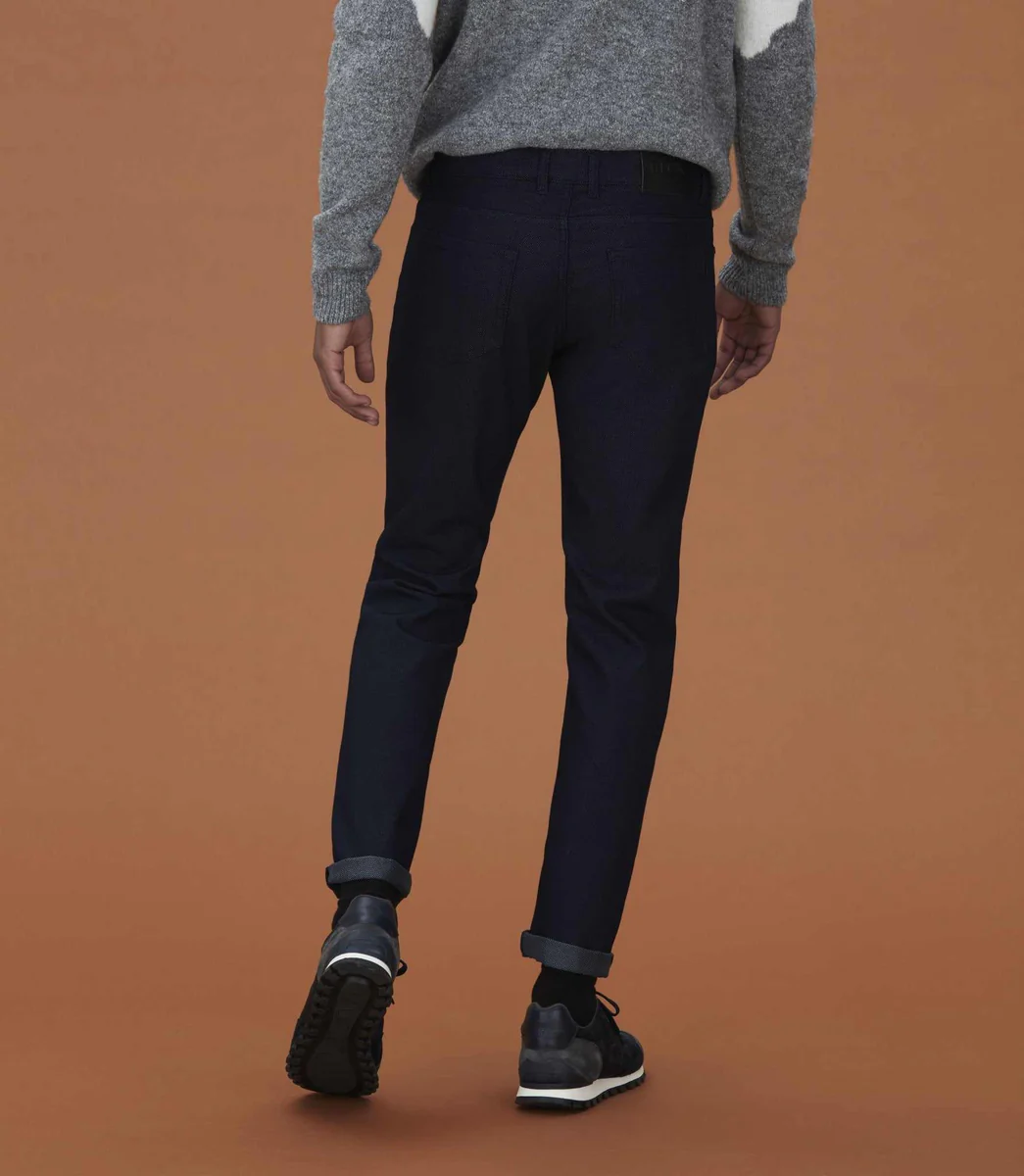 Pantalon 5 poches marine 