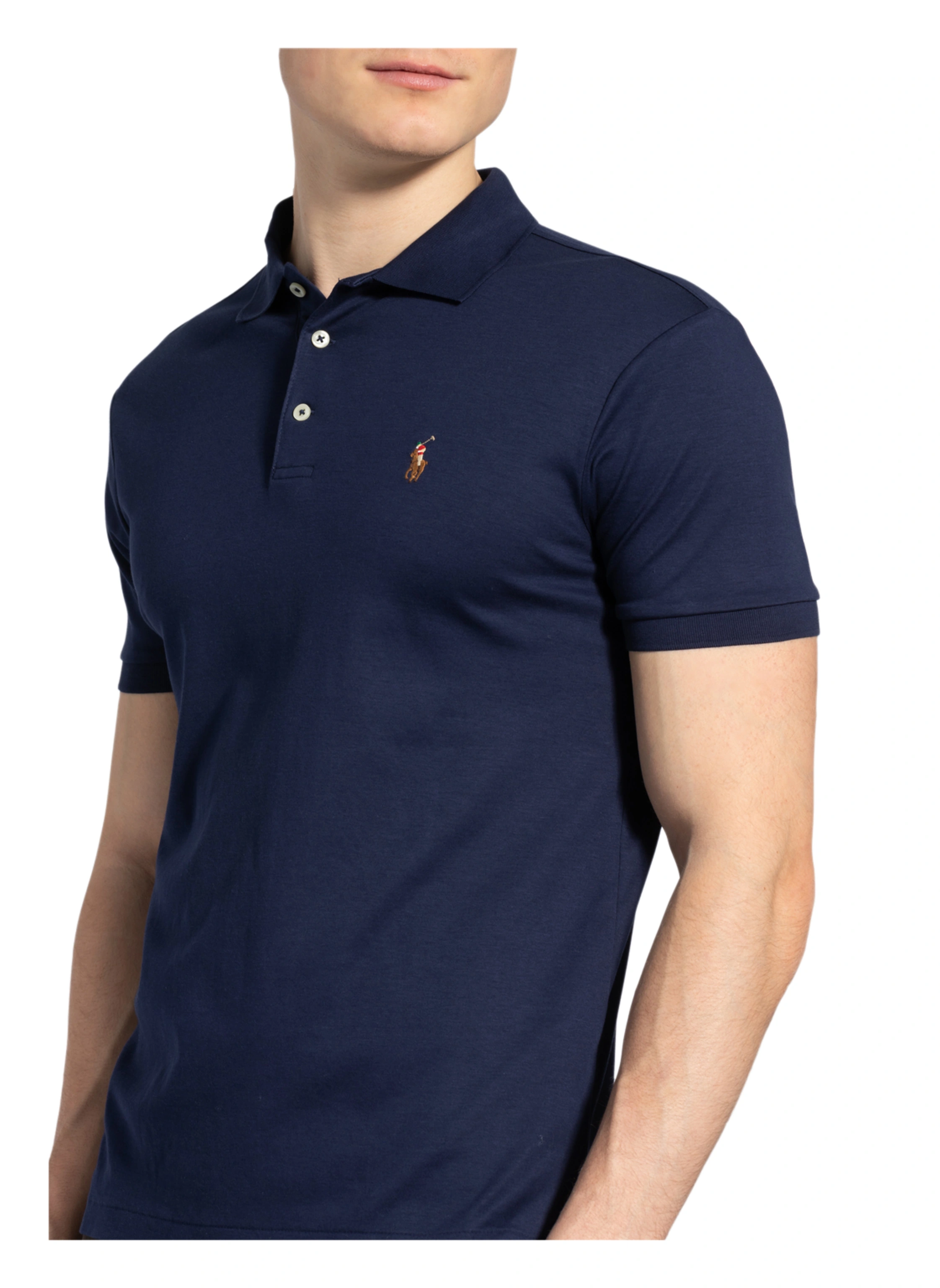 POLO RALPH LAUREN Jersey-Poloshirt Custom Slim Fit