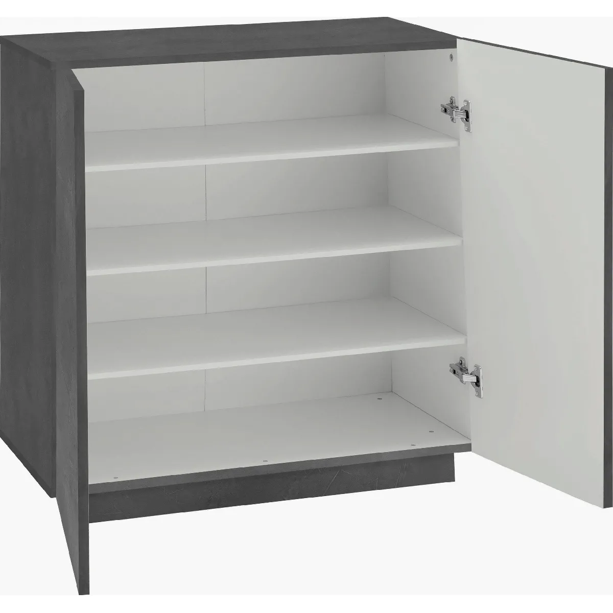 Alter Étagère à Chaussures Gris Ardoise