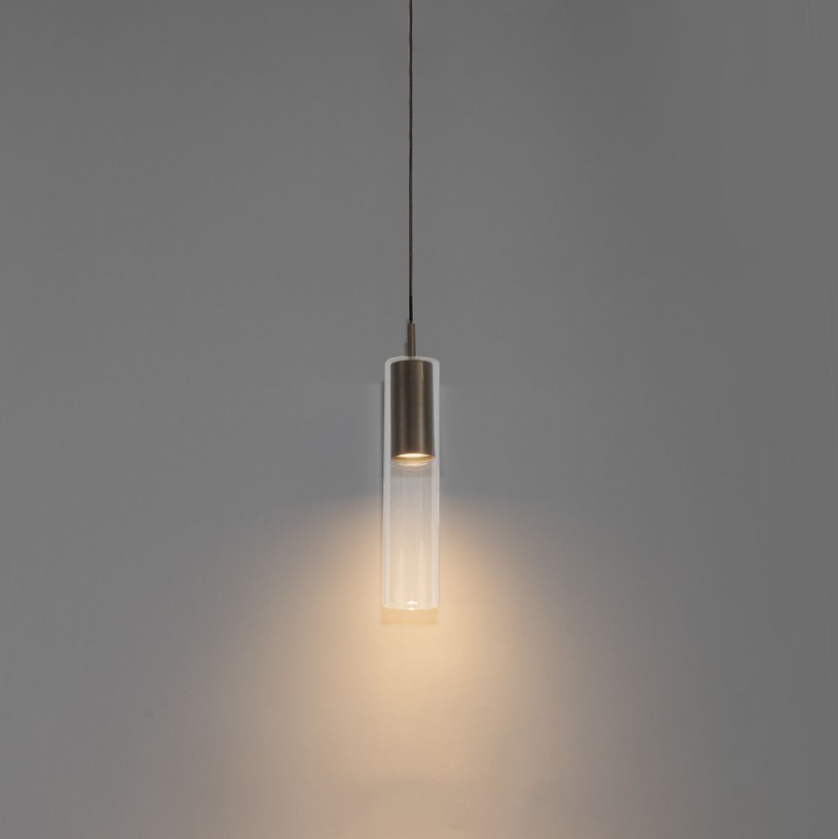 Moderne hanglamp donker brons voor railsysteem 1-fase - Iconic Lloyd