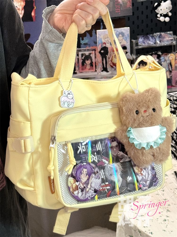 Anchara - Crossbody-draagtas met transparant paneel