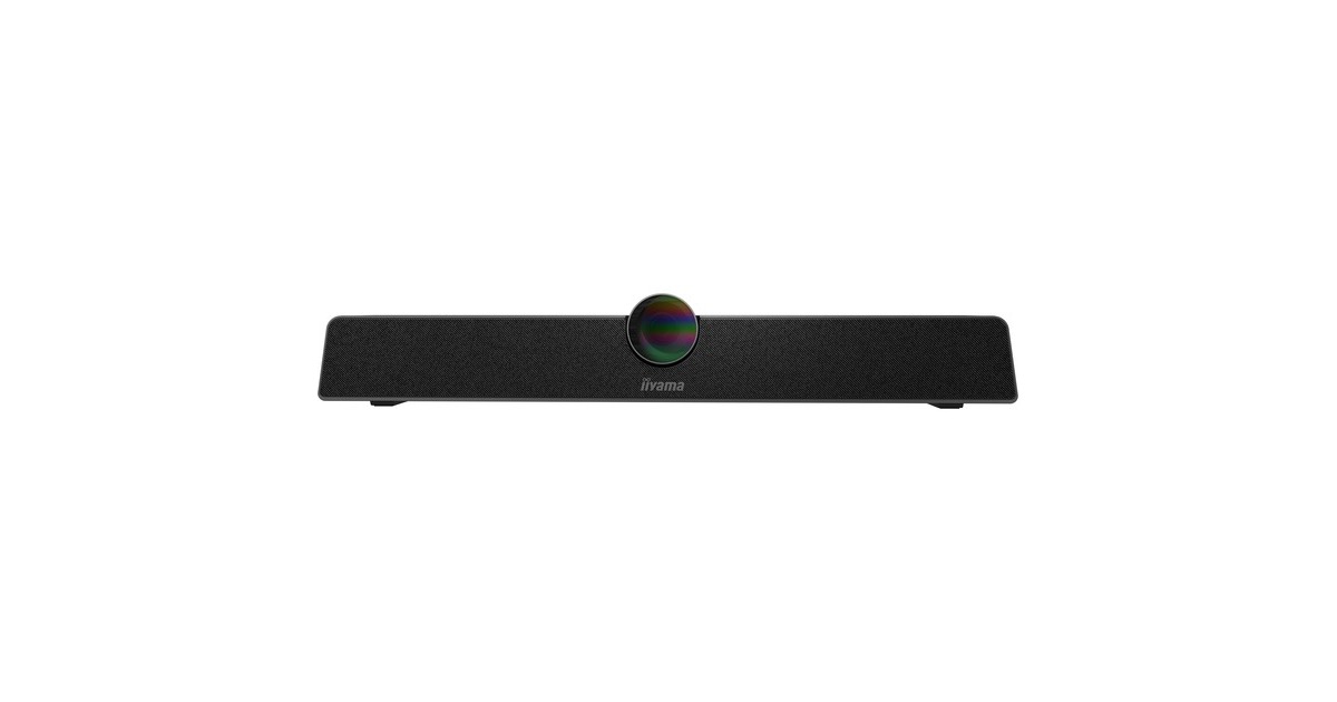 iiyamaUC CAM120ULB-1 Alles-in-één conferentiebar webcam  (Zwart, USB Type-C)