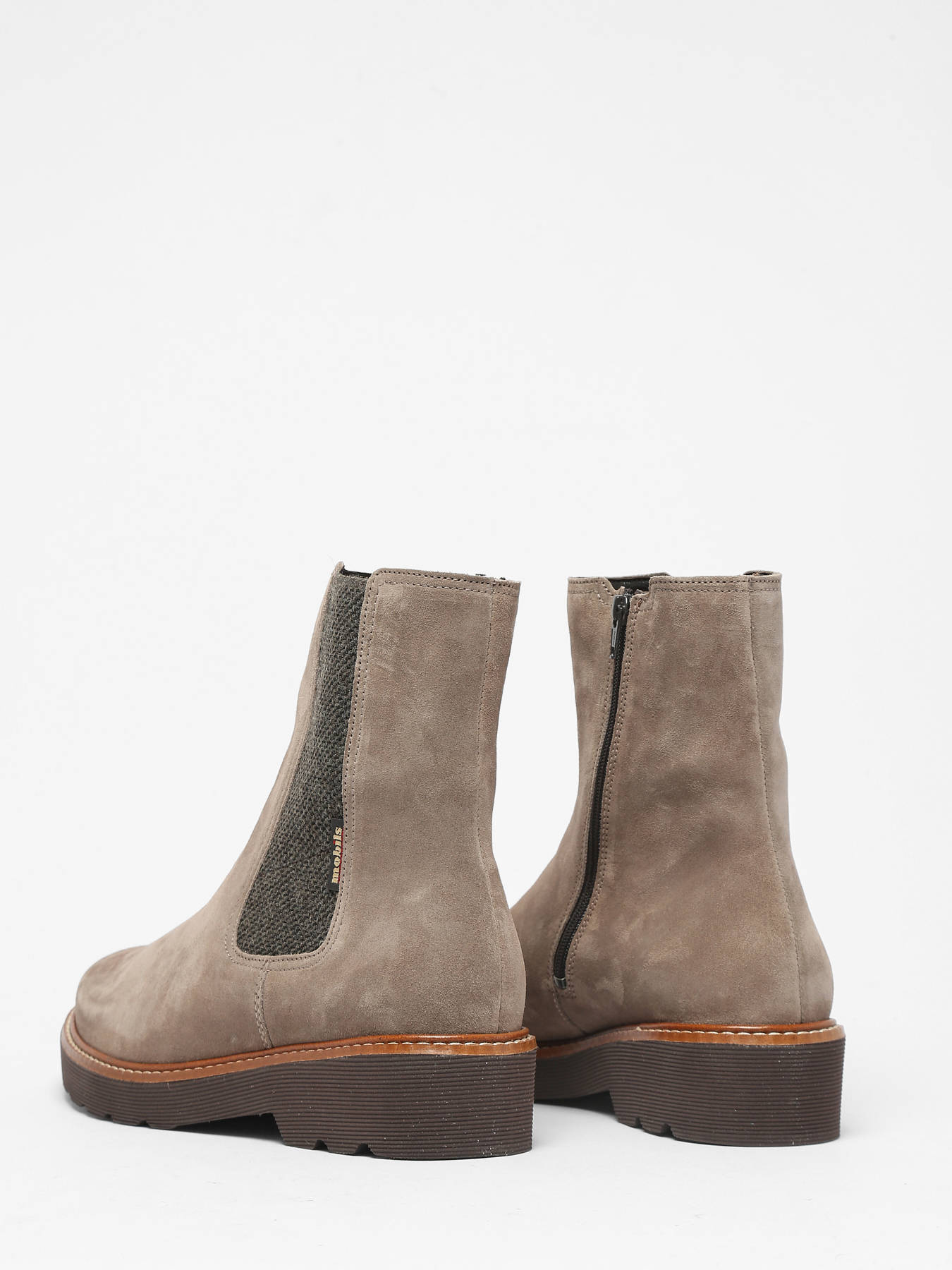 Bottines Evrard Velours en cuir MEPHISTO