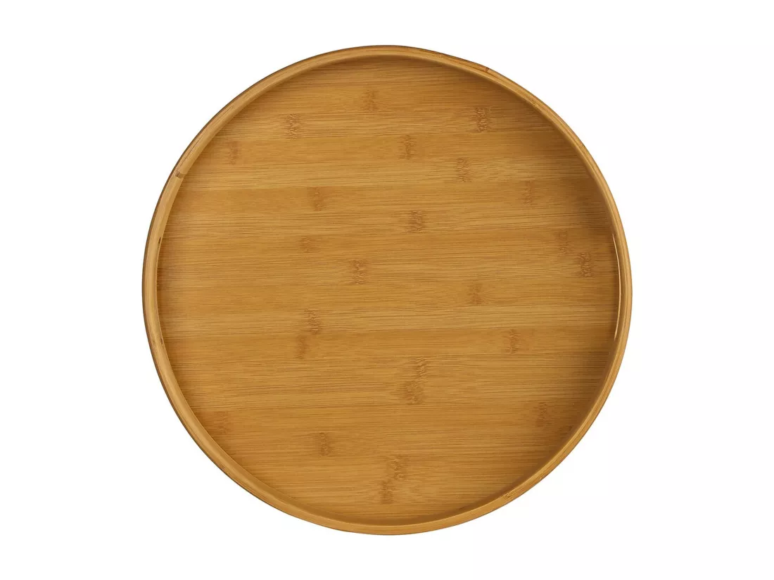 WELL HOME - Plateau rond en bambou Ø40