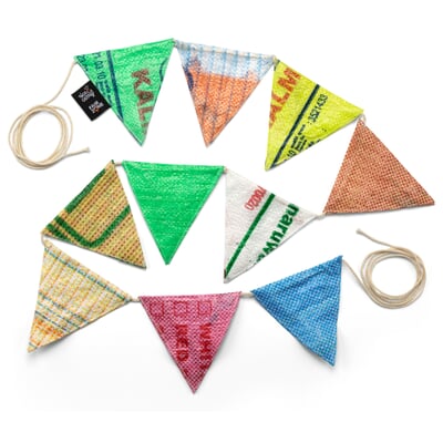 Wimpelkette Upcycling