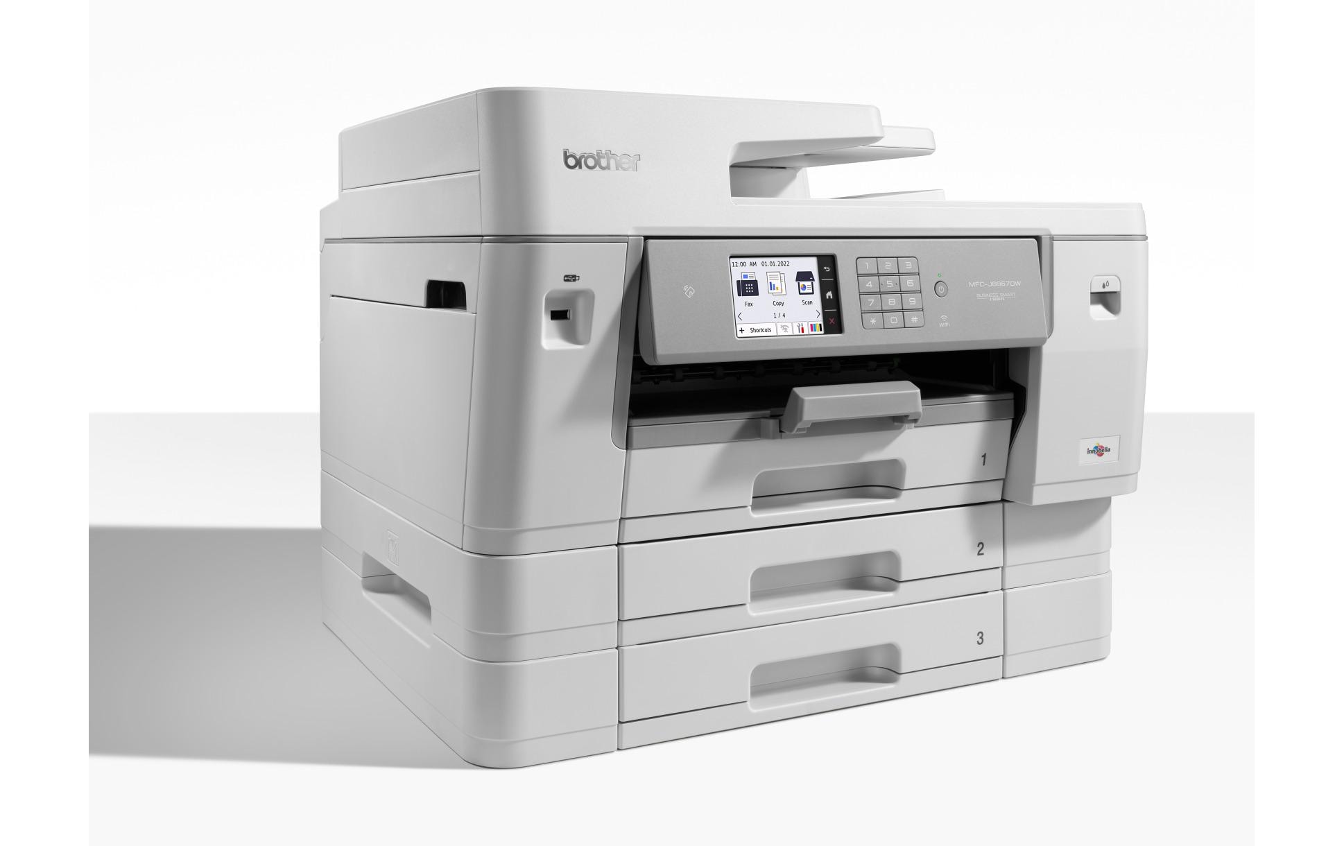 Multifunktionsdrucker MFCJ6957DW<br>Professioneller A3-Wireless-FarbTintenstrahl-All-in-One mit erstklassigen Papierverarbeitungsfunktionen