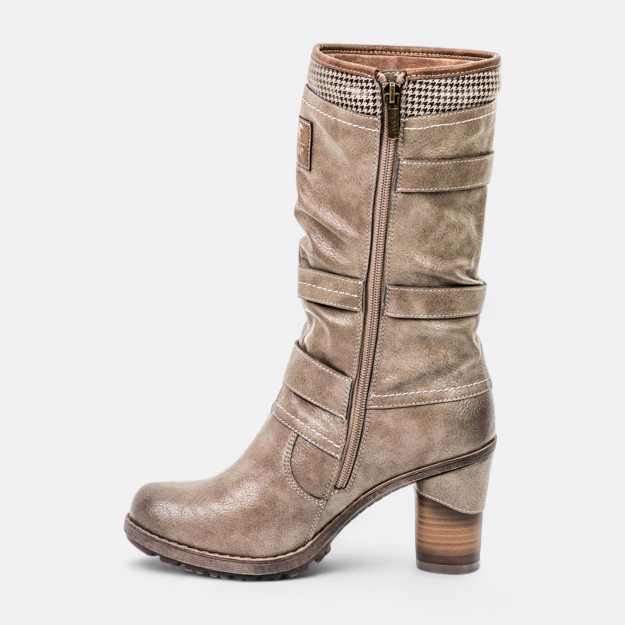 Bottes à talon Femme taupe
