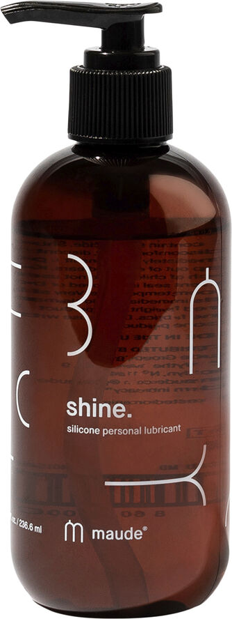 MAUDE Shine Silikonebaseret Glidecreme - 236 ML