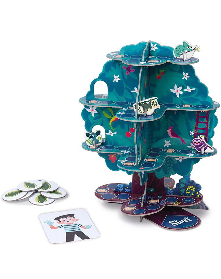 Janod-WWF® Geschwindigkeitsspiel WALDLAUF in bunt
