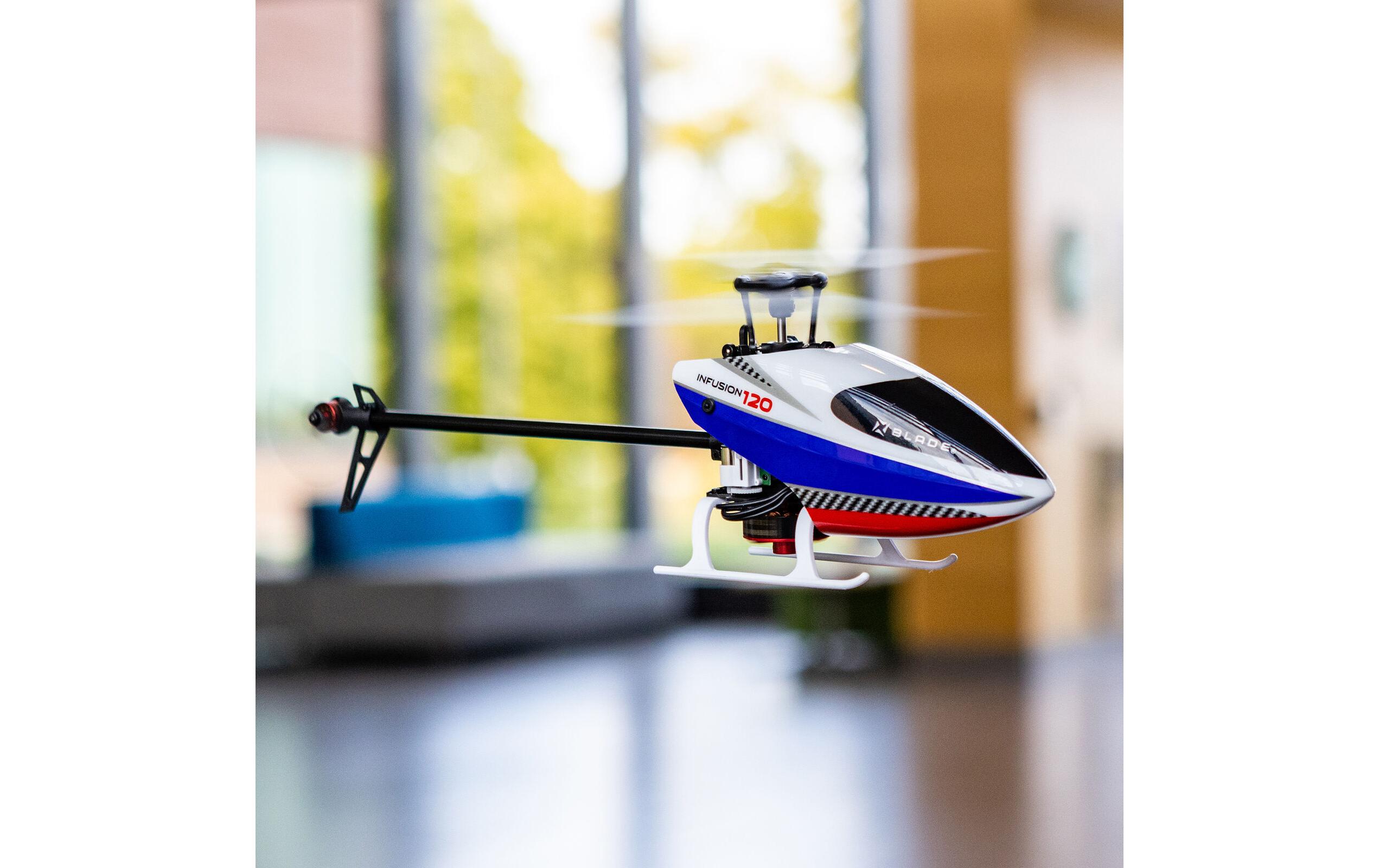 Helikopter InFusion 120 AS3X & SAFE, BNF Basic<br>Kleiner Pitch-gesteuerter Flybarless 3D Heli mit Spektrum Technik