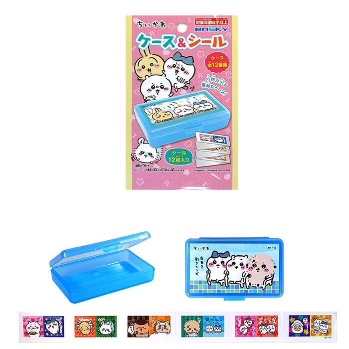 Ensky - Chiikawa koffer- en stickerset (12 soorten) (Blind Box)