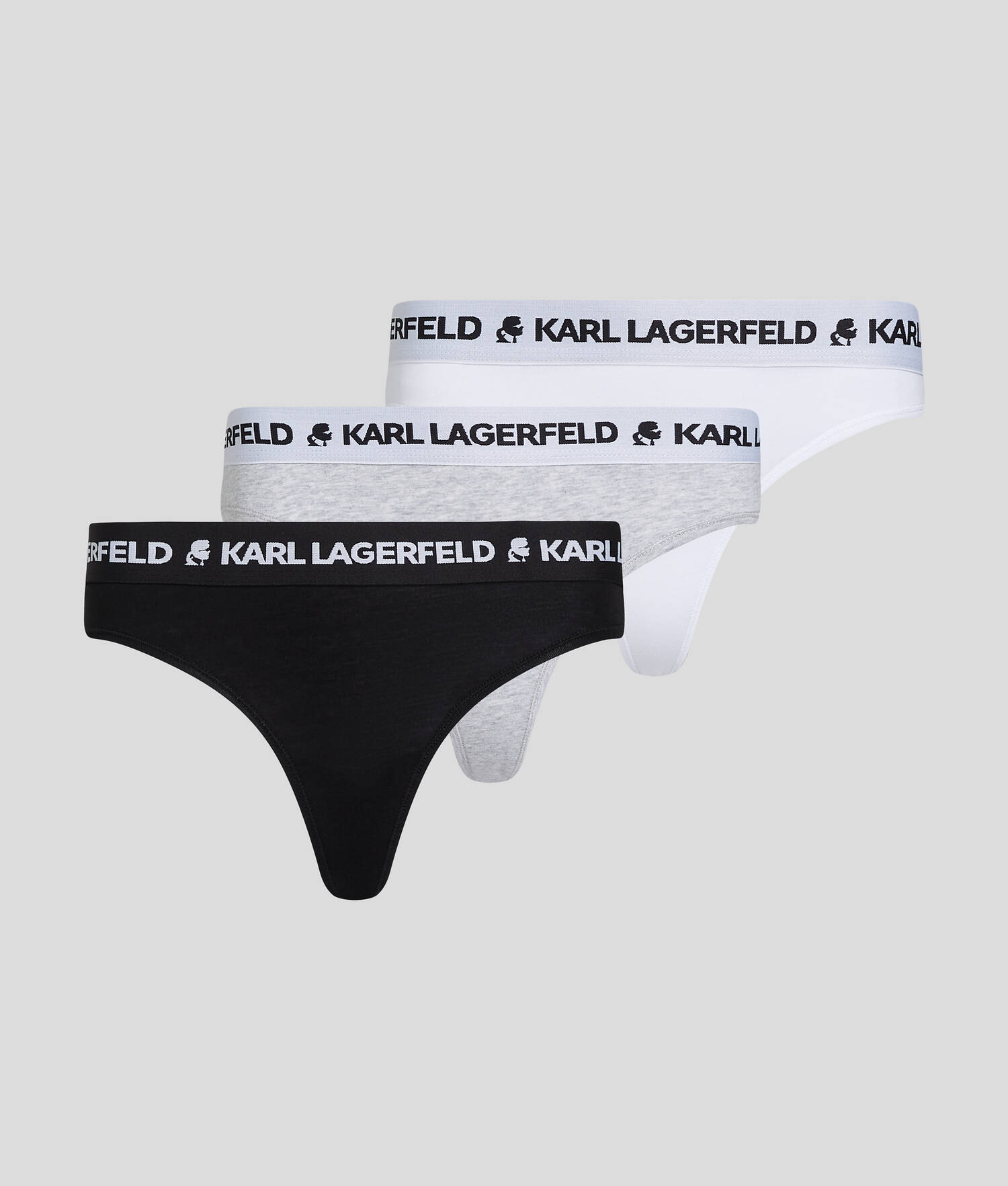 STRINGS À LOGO KARL – LOT DE 3