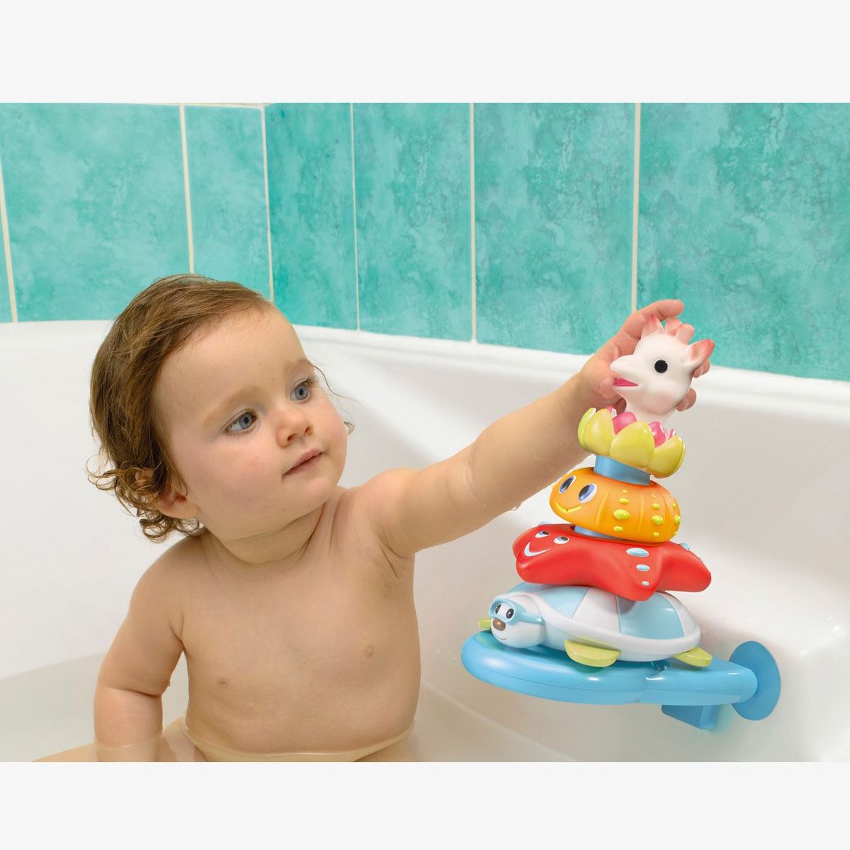 Pyramide de bain Sophie la girafe