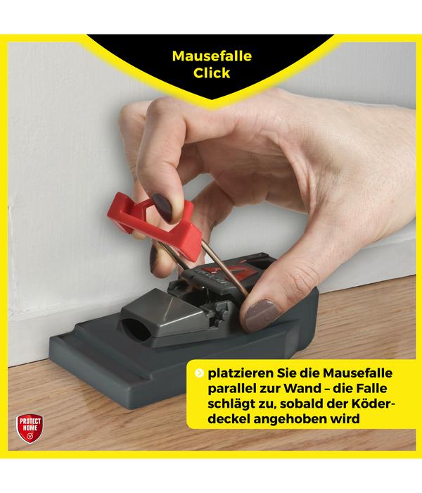 PROTECT HOME Mausefallen Click, 3 Stk.