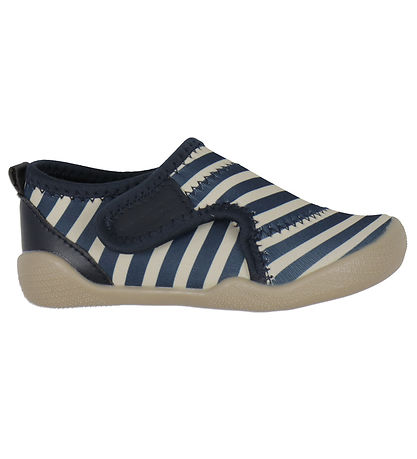 Wheat Bådesko - Shawn - Indigo Stripe