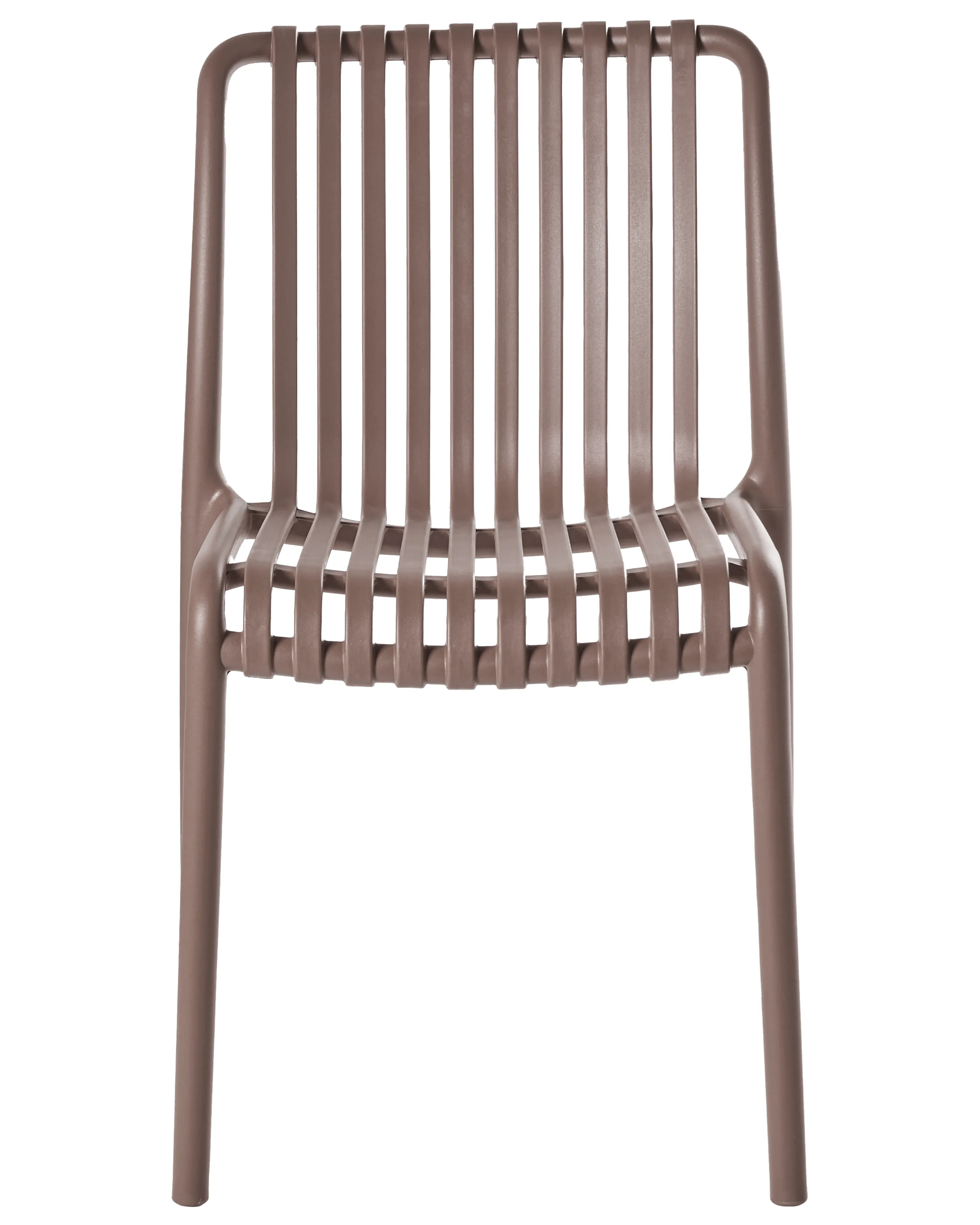 Set van 4 tuinstoelen ARICCIA Bruin