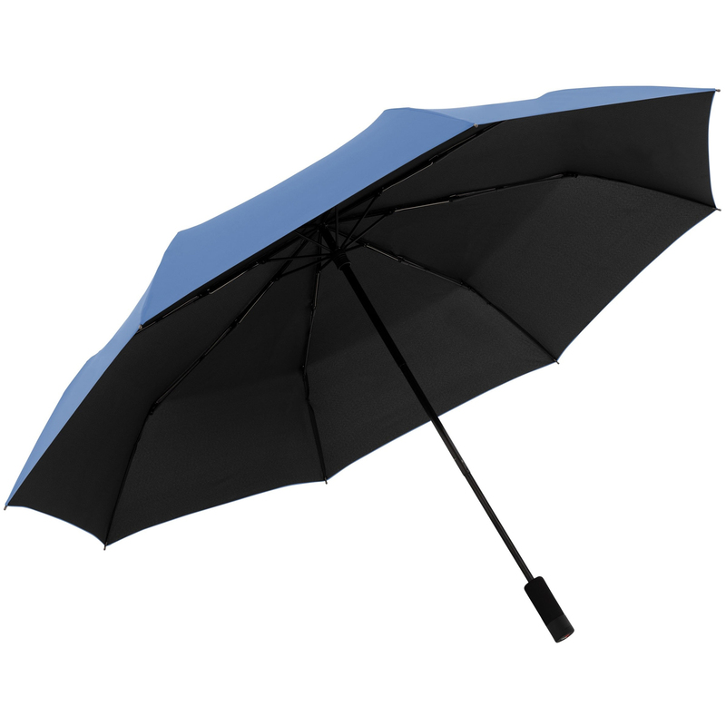Knirps Regenschirm XXL Compact Heat Shield, blau/schwarz