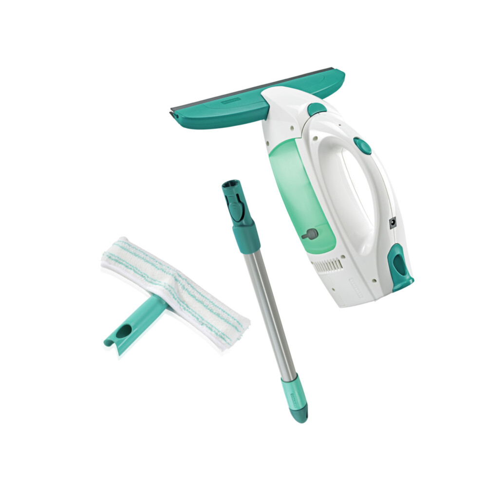 Leifheit Dry & Clean Raamzuigermet Steel 43 cm en Inwasser Click System