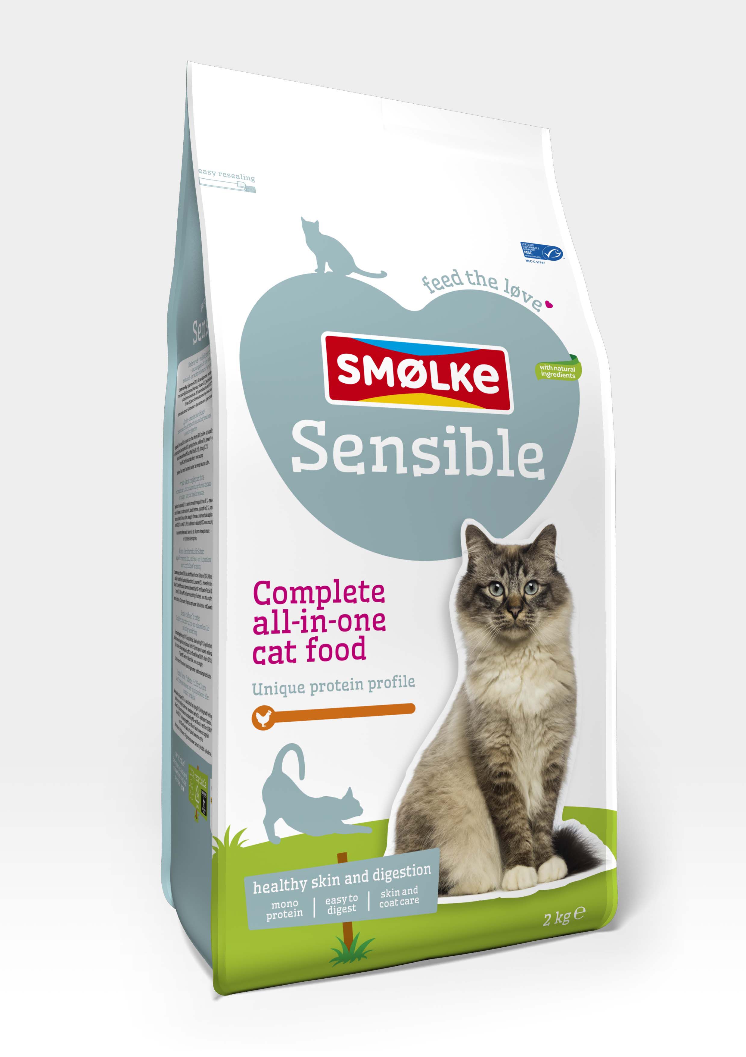Smölke Sensible - Kattenvoer - 2 Kilogram - kip