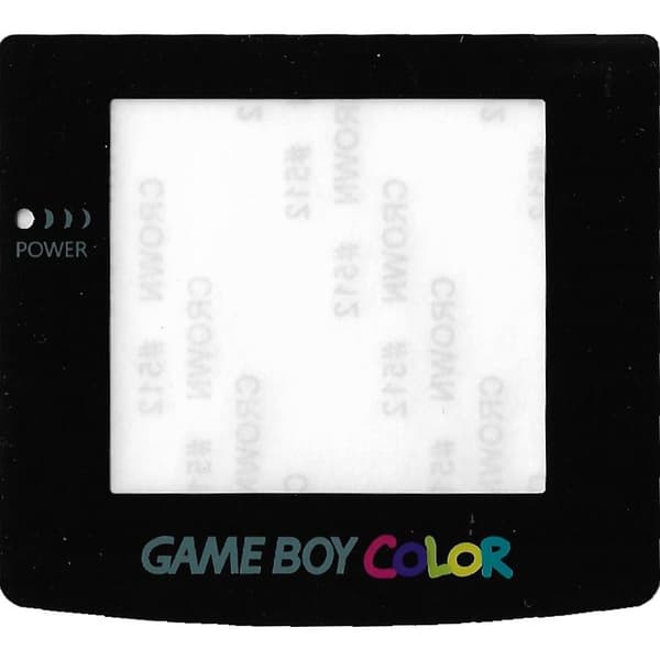 Skjerm Glass Svart Gameboy Color