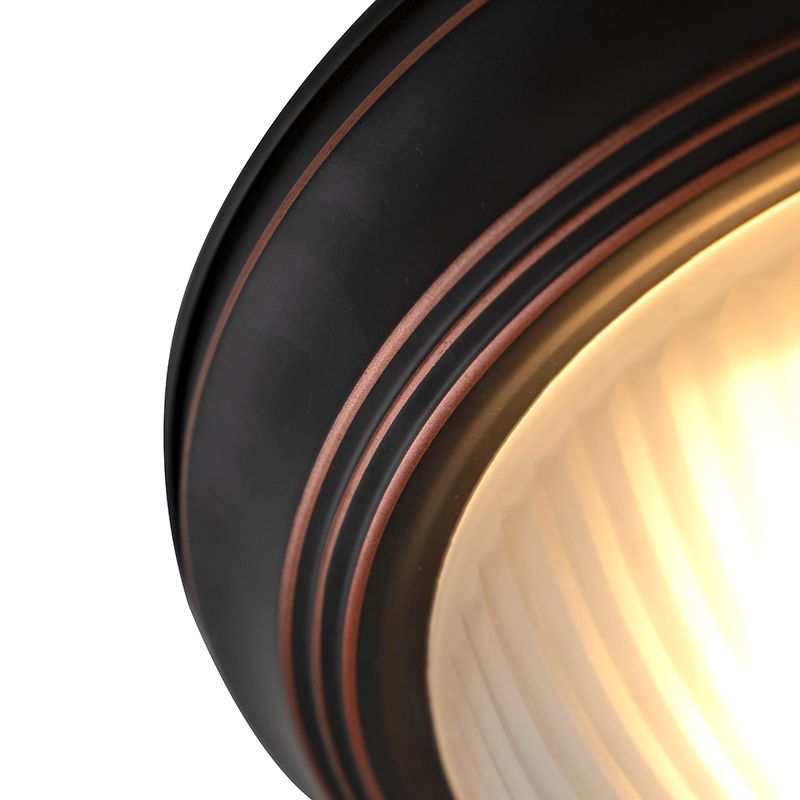Klassieke plafondlamp bruin opaal - Classico