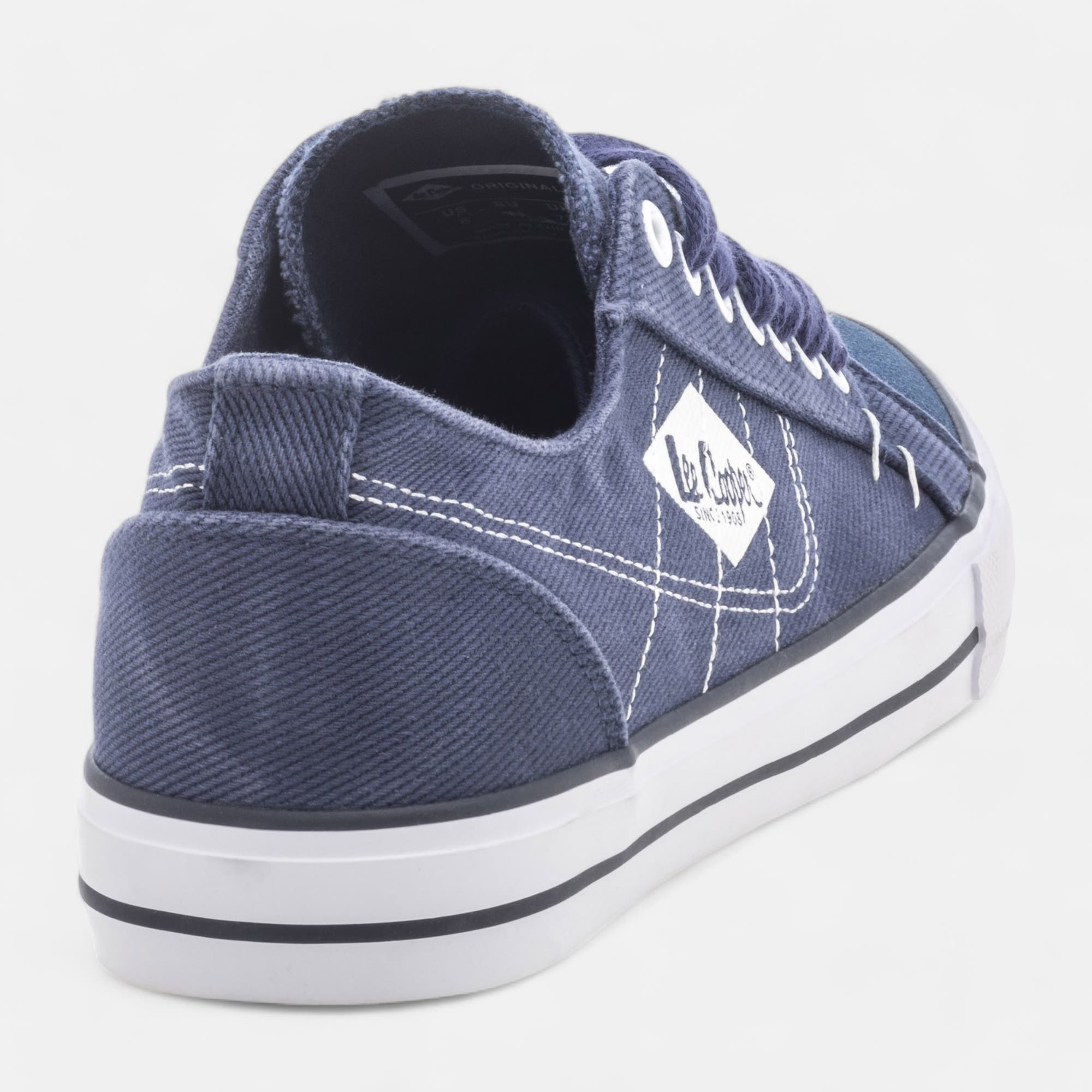 Baskets en toile Homme bleu