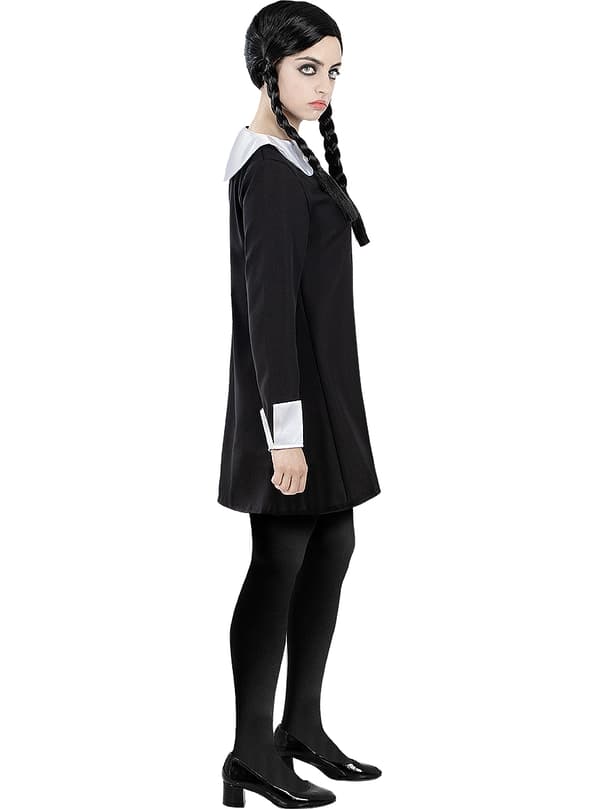 FUNIDELIA Wednesday Addams Parykk - The Addams Family til dame - Størrelse: 0