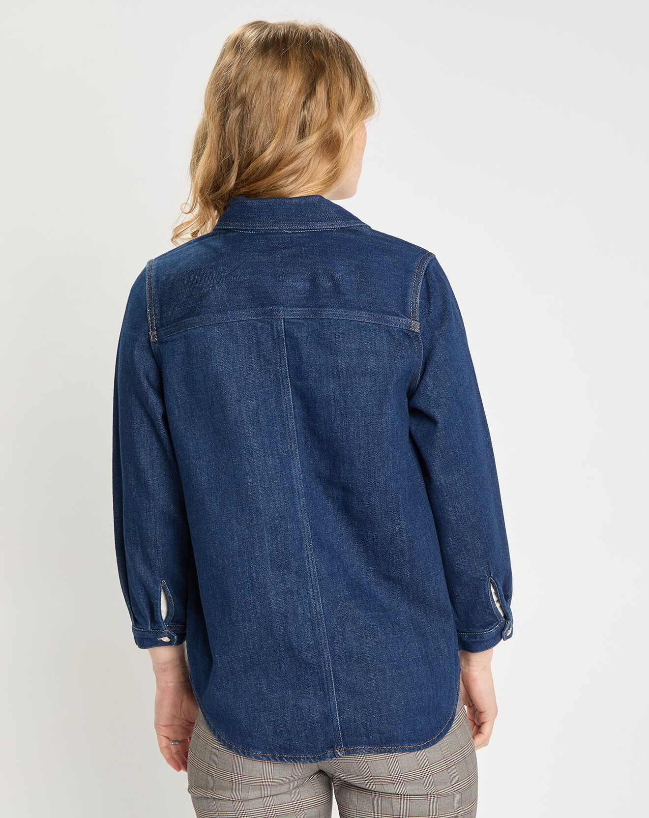 Tommy Hilfiger Chemise en jean bleu foncé