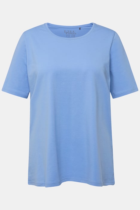 T-Shirt, A-Linie, Rundhalsausschnitt, Halbarm