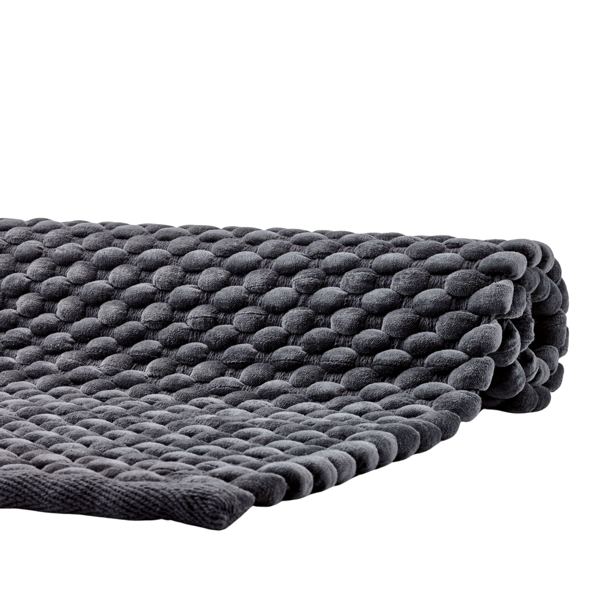 Maks Badmat Dark Grey | 70 x 120 cm | Grijs | Katoen