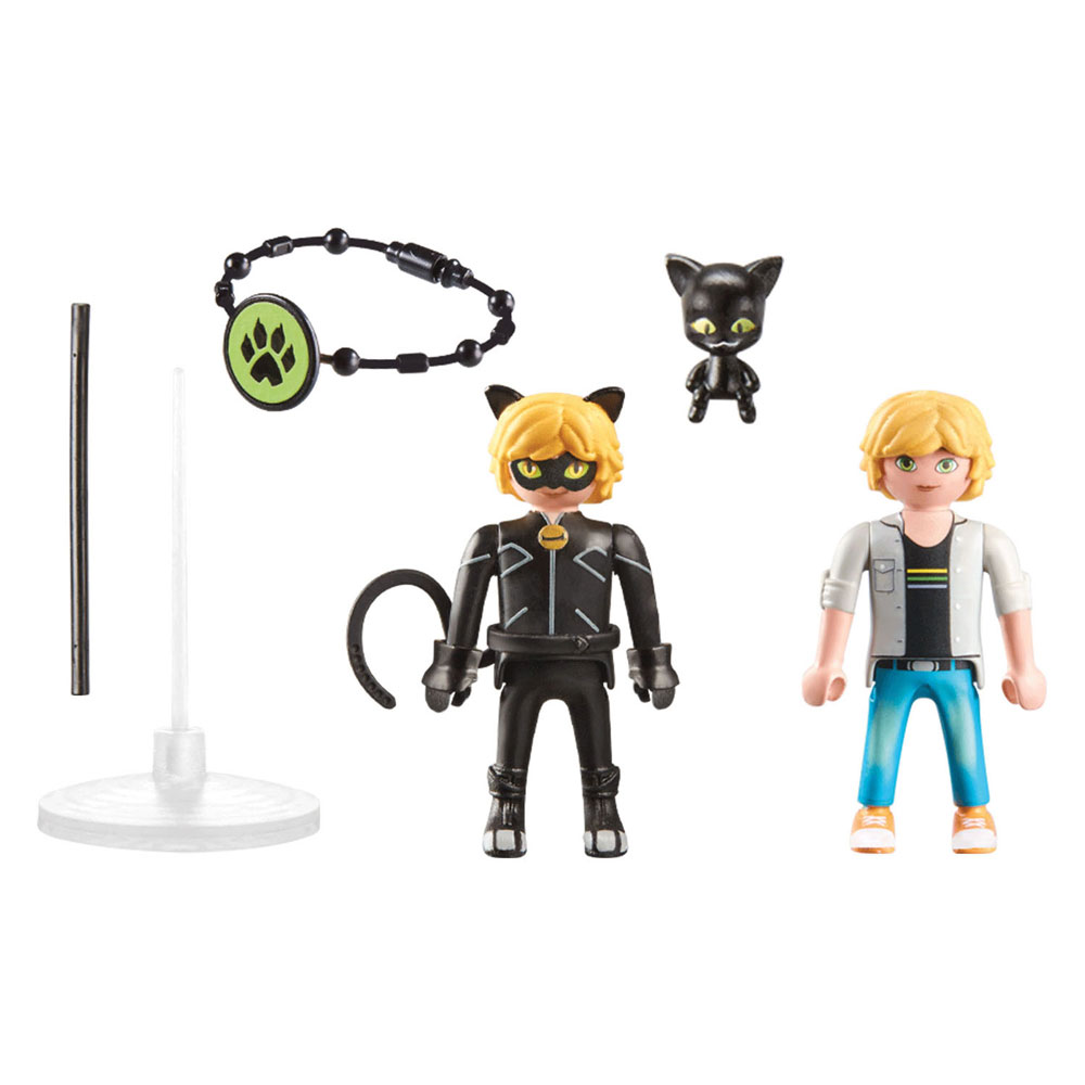Playmobil Miraulous Miraculous: Adrien & Cat Noir - 71337