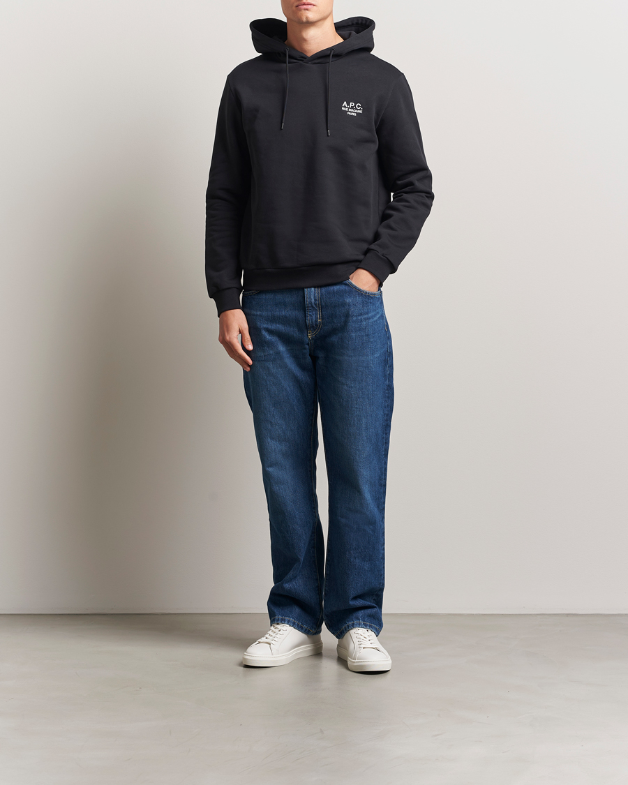 A.P.C. Rue Madame Hoodie Black/White