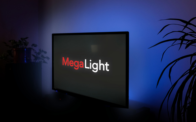 Megalight Strip DIM dimmbare LED Lichtleiste mit verschiedenen Farbmodi 2 Meter
