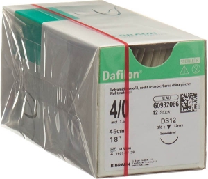 DAFILON 45 cm blau DS 12 4-0, 12 Stück