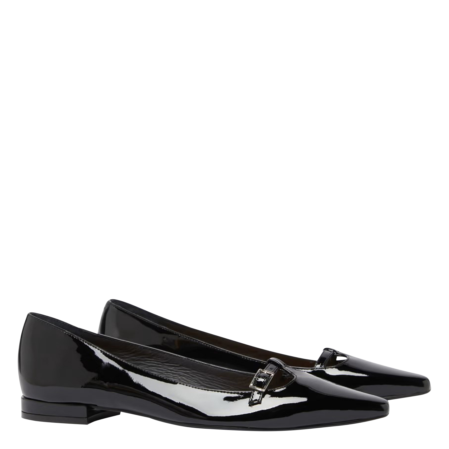 DANTE - Ballerines en cuir | Noir
