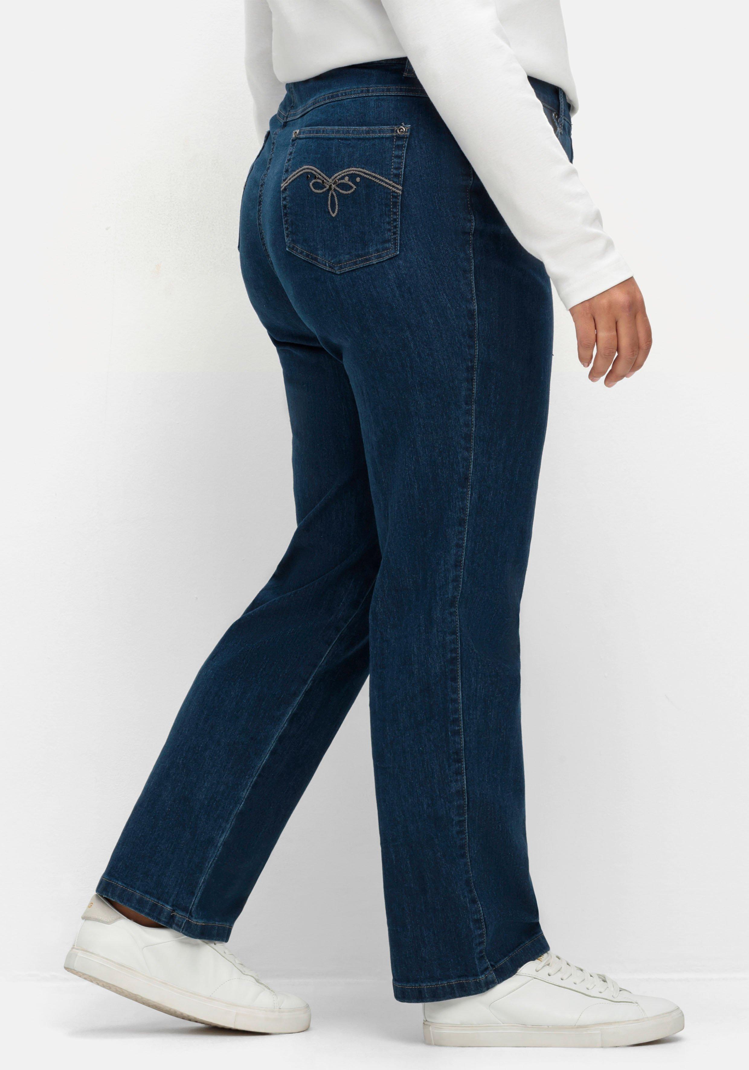 Gerade Jeans in 5-Pocket-Form