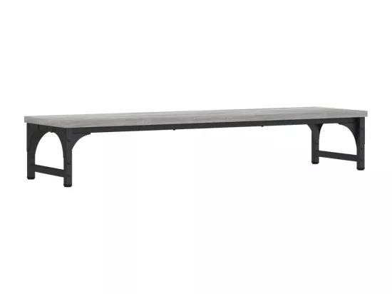 Support de moniteur sonoma gris 85x23x15,5 cm bois d'ingénierie