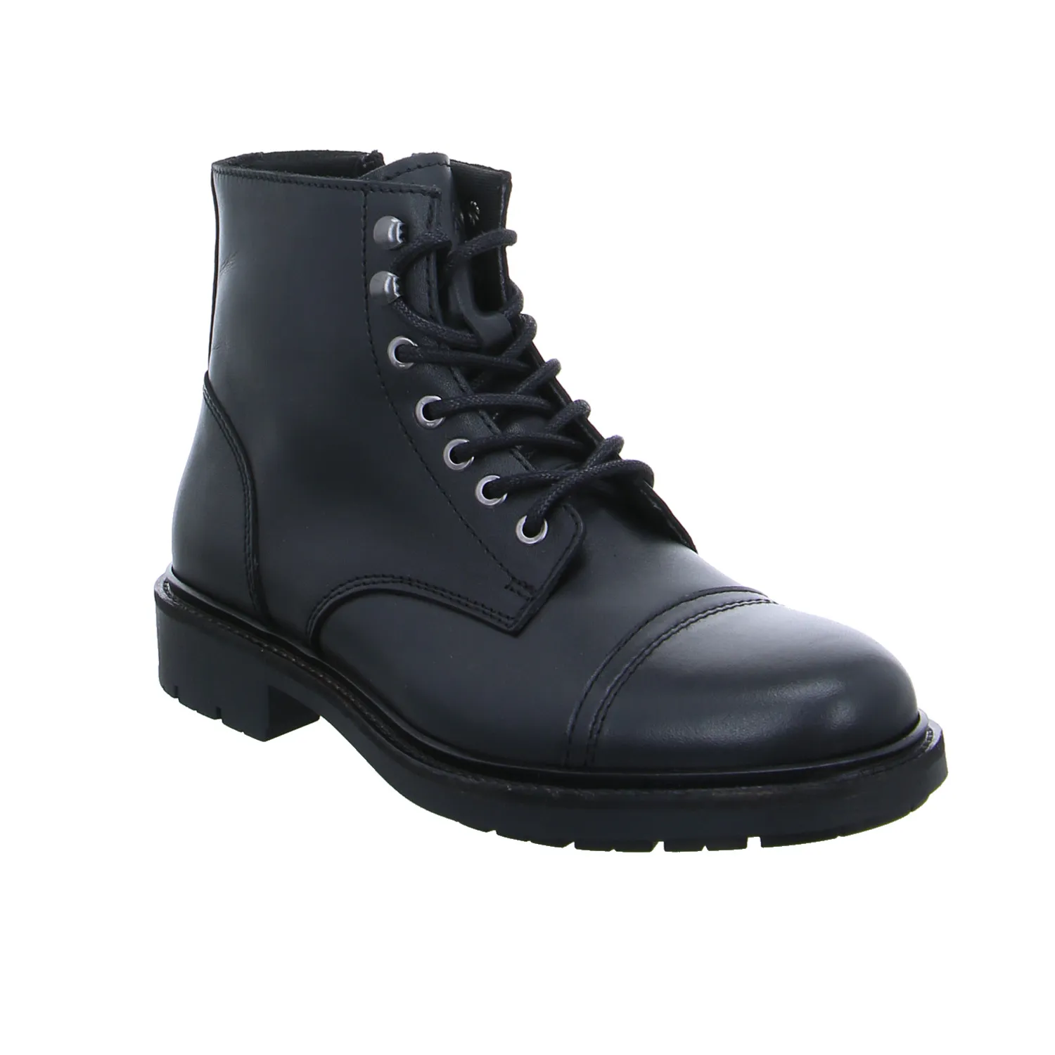 SCHUHENGEL Winter-Boots Schwarz Leder