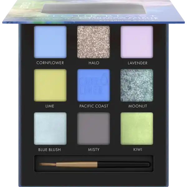 Colour Blast Eyeshadow Palette 020 Blue meets Lime