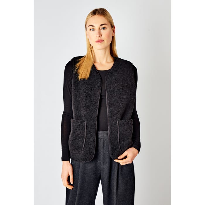 Veritas-Bodywarmer teddy jas