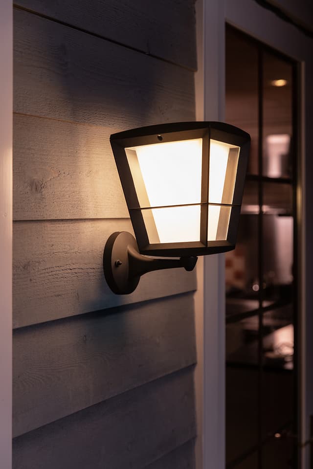 Philips Hue Econic WACA væglanterne (sort)