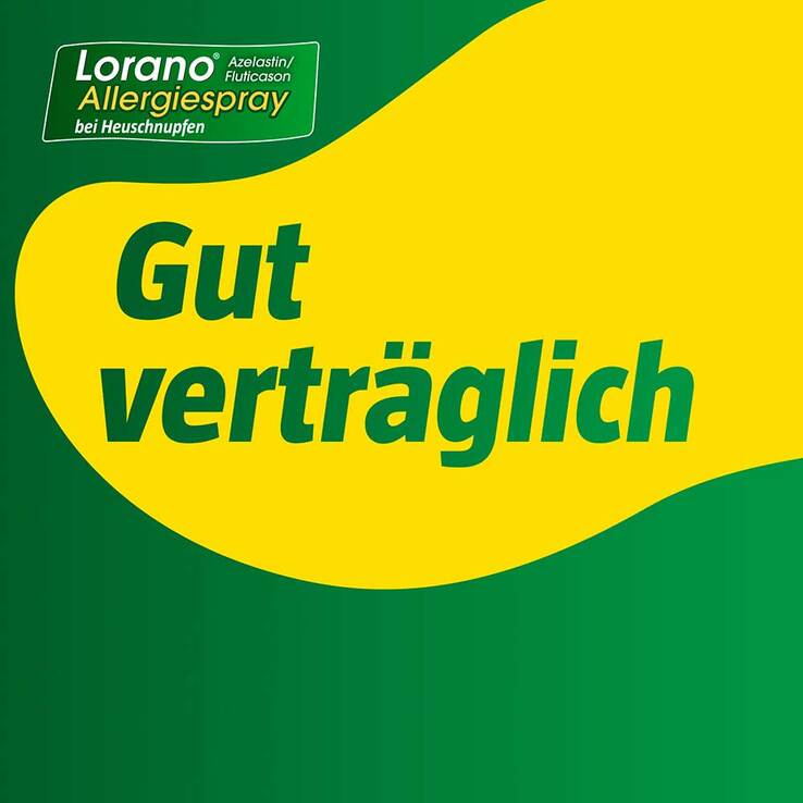 Lorano Azelastin / Fluticason Allergiespray bei Heuschnupfen, 23 g