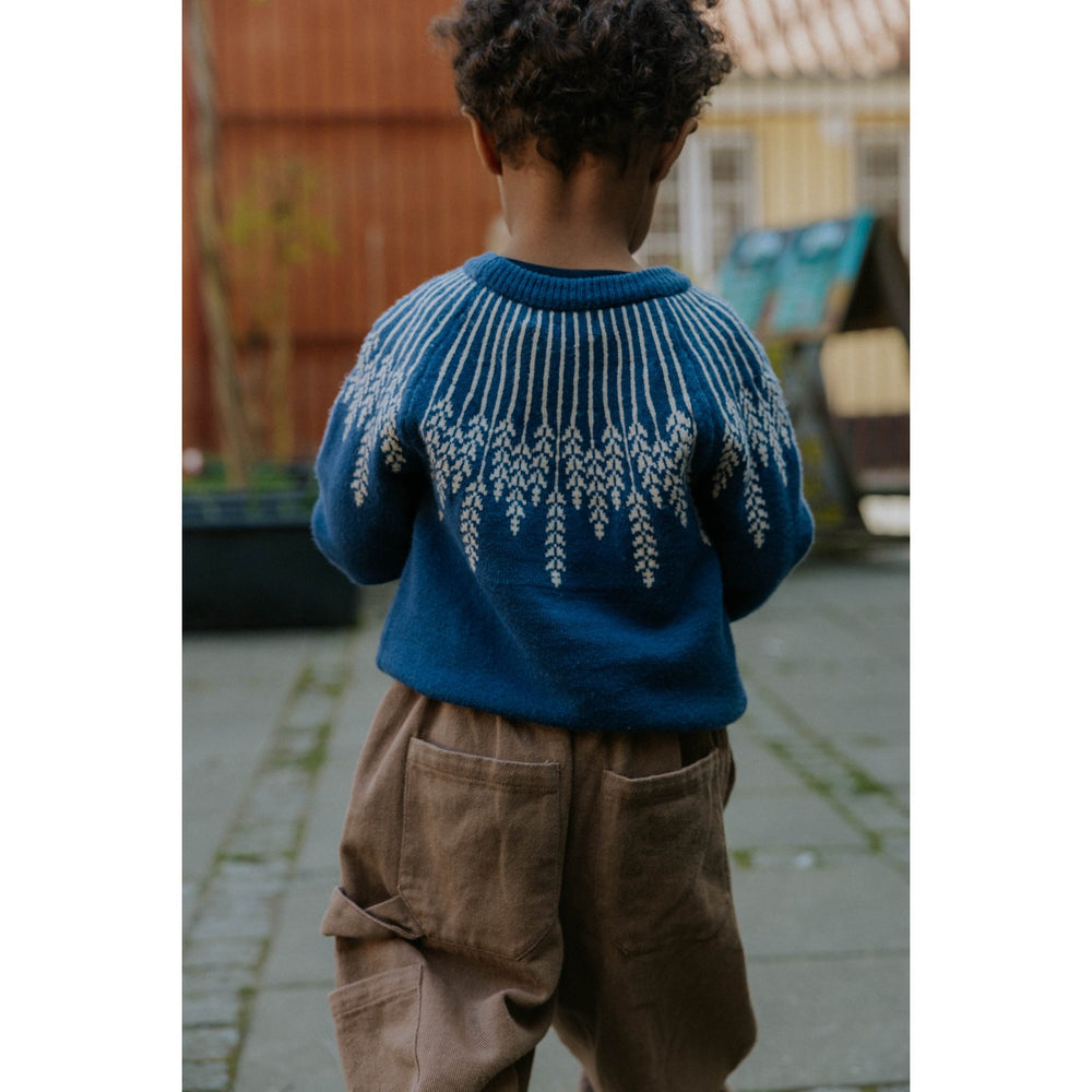 Køb Fliink Insignia Blue Alon Leaf Pullover