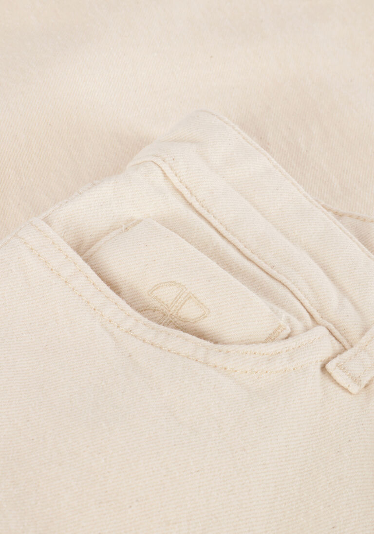 BY-BAR ecru by-bar straight leg jeans lina mj pant