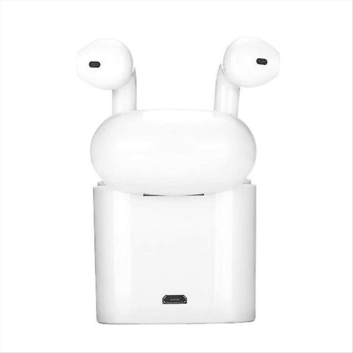 Fones de ouvido Bluetooth Smartek Mini com base de carregamento para Android e iOS