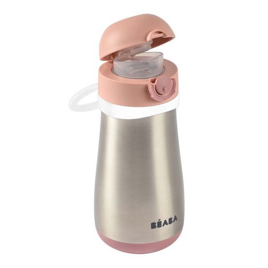 Gourde inox   Old Pink        de               Béaba