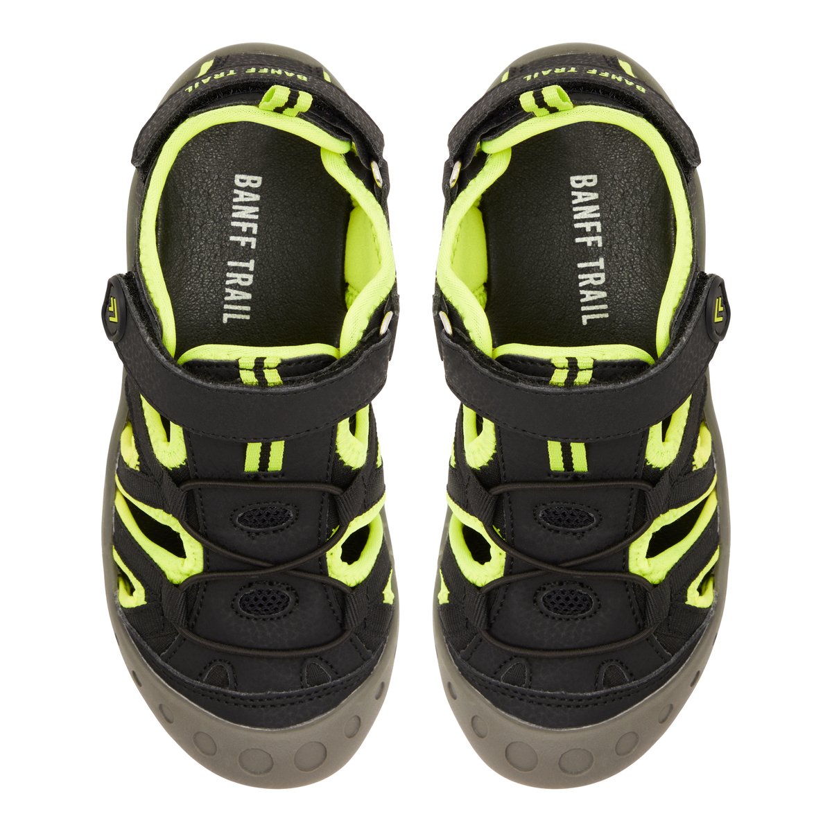 BANFF TRAIL-Bikeride-jb-Sandales de pêcheur - Talon plat - Noir Multi
