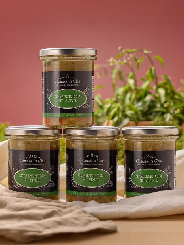 Erbseneintopf mit Speck 4er-Set