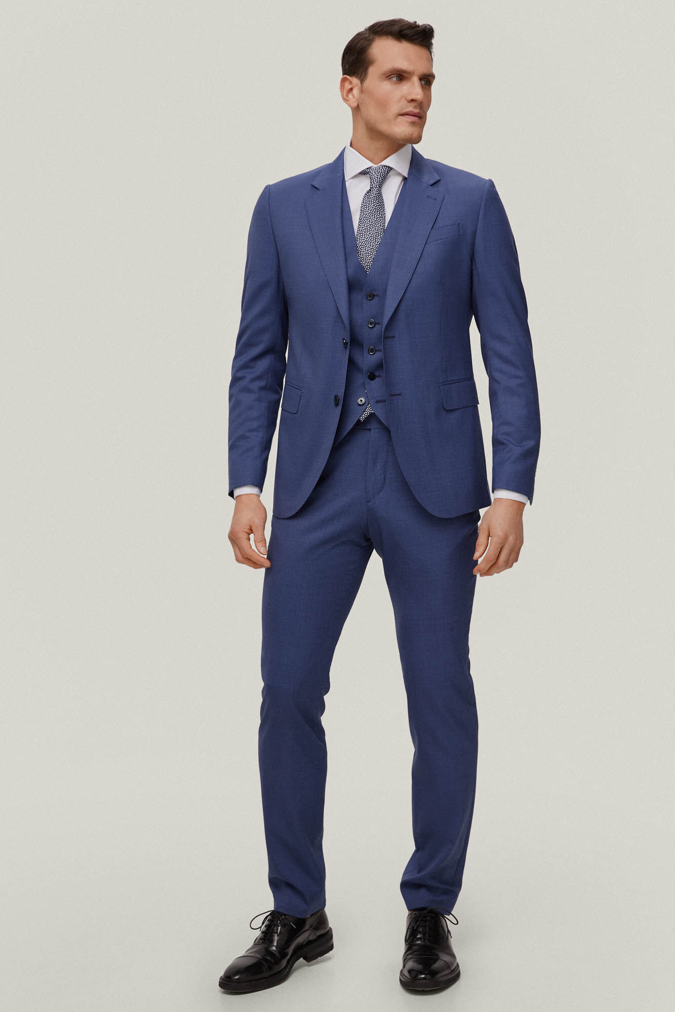 Calça Slim Azul - Azul